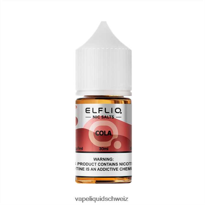 ELFBAR ELFLIQ Nic Salt 30ml Cola 4L6F0215 Vape Shop Zürich