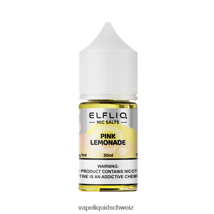 ELFBAR ELFLIQ Nic Salt 30ml rosa Limonade 4L6F0225 Vape Shop Zürich