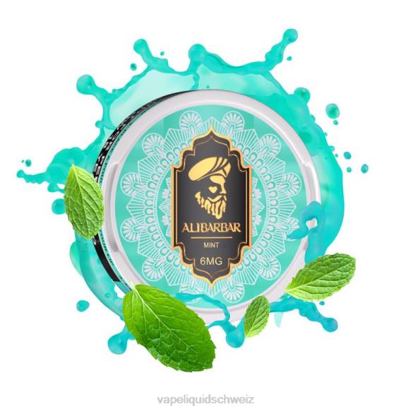 Vape Shop Zürich - Alibarbar Nikotinbeutel Minze L6JN4X152