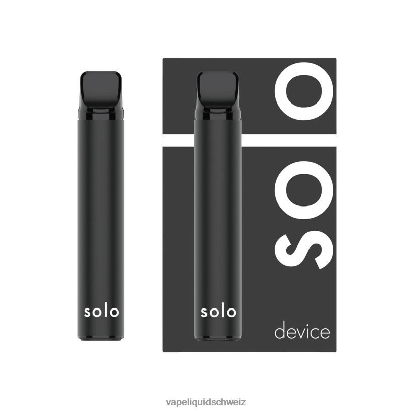 Vape Ohne Nikotin - Solo Pod-Gerät Schwarz 8JN00449