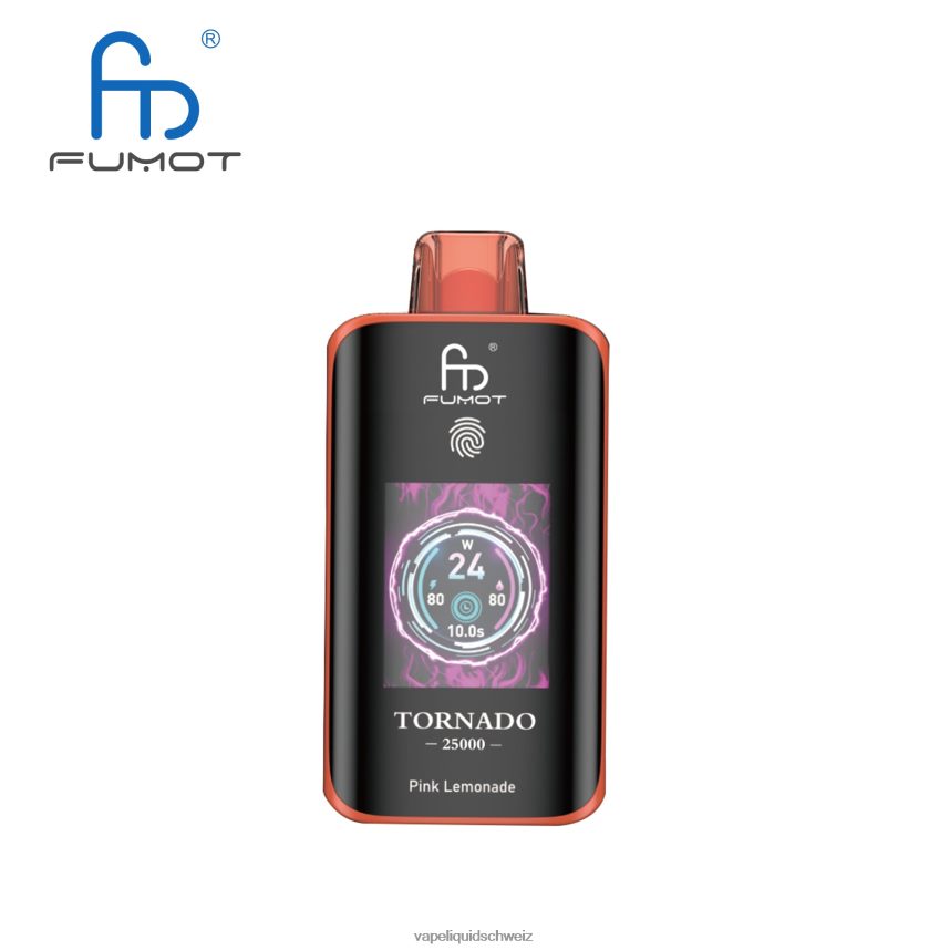 Vape Shop Zürich - Fumot Tornado 25000 Einweg-Vaporizer rosa Limonade 4ZZX4410