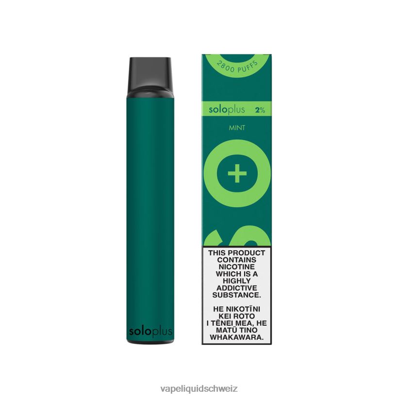 E-Liquid Schweiz - Solo Plus Einweg-Vapor Minze 8JN00433
