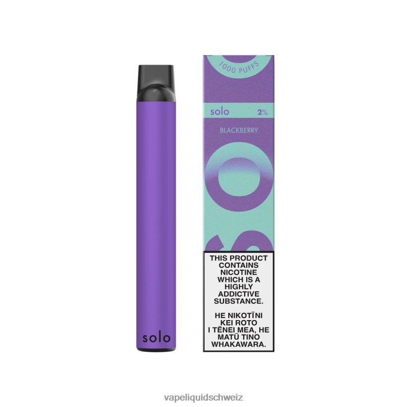 Vape Liquid - Solo Einweg-Vape-Paradies-Kollektion Brombeere 8JN00422