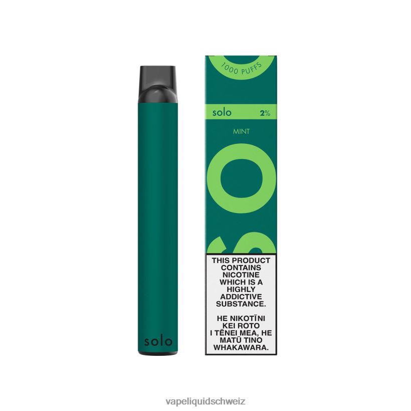 Vape Schweiz - Solo Einweg-Vapor Minze 8JN0041