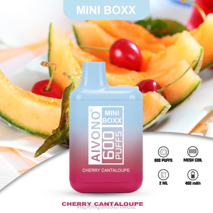 Vape Ohne Nikotin - Aivono AIM MINI BOXX 600 Kirschmelone VN8T239