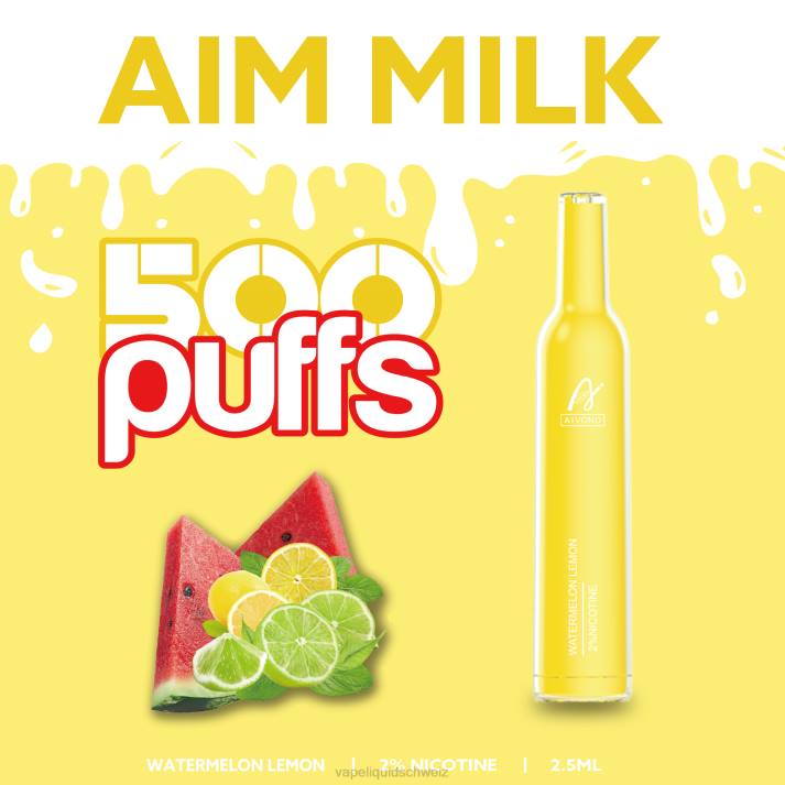Vape Shop Zürich - Aivono AIM MILK 500 Wassermelone Zitrone VN8T270