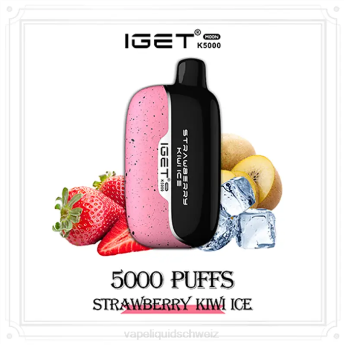 E-Liquid Schweiz - IGET Moon k5000 Erdbeer-Kiwi-Eis H20618