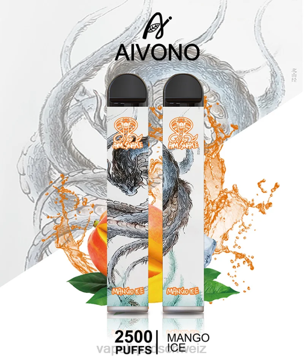 E-Liquid Schweiz - Aivono AIM SNAKE 2500 Mango-Eis VN8T313