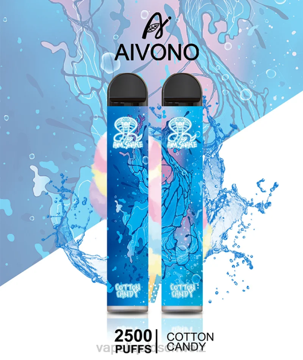 E-Liquid Schweiz - Aivono AIM SNAKE 2500 Zuckerwatte VN8T303