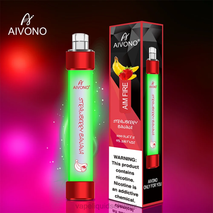 Vape Liquid - Aivono AIM FIRE 1000 Erdbeerbanane VN8T332