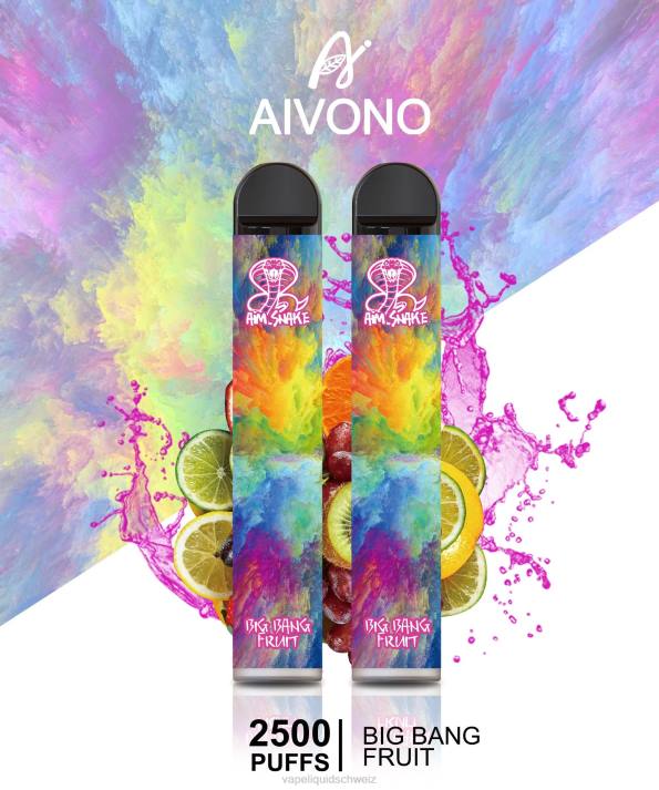 Vape Liquid - Aivono AIM SNAKE 2500 Urknallfrucht VN8T322