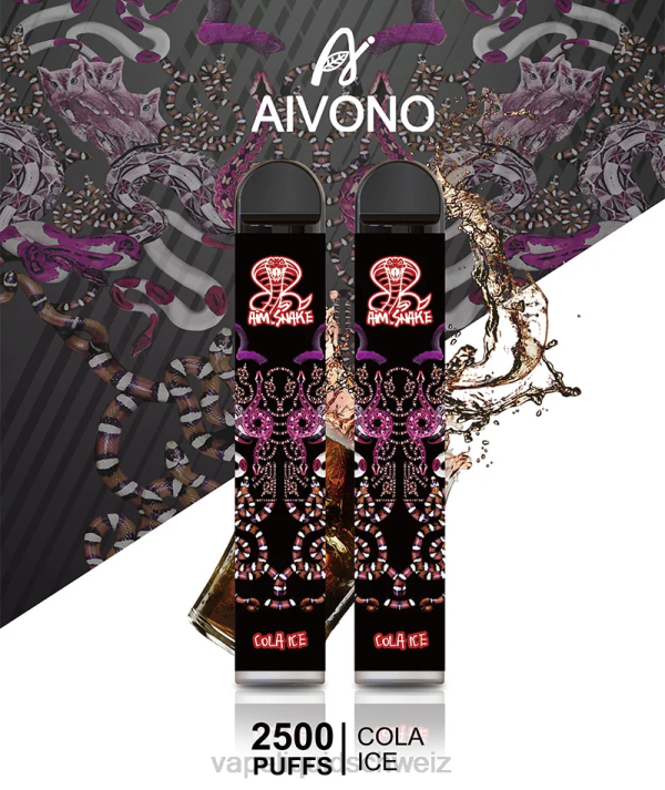 Vape Schweiz - Aivono AIM SNAKE 2500 Cola-Eis VN8T301