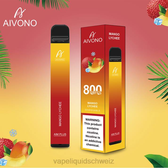 Vape Shop Zürich - Aivono AIM PLUS 800 Mango-Litschi VN8T185