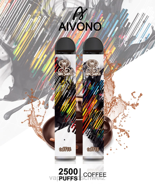 Vape Shop Zürich - Aivono AIM SNAKE 2500 Kaffee VN8T300
