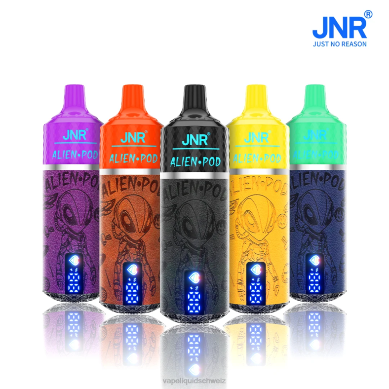 JNR Alien Schote RJ681 verschiedene Geschmacksrichtungen vape schweiz