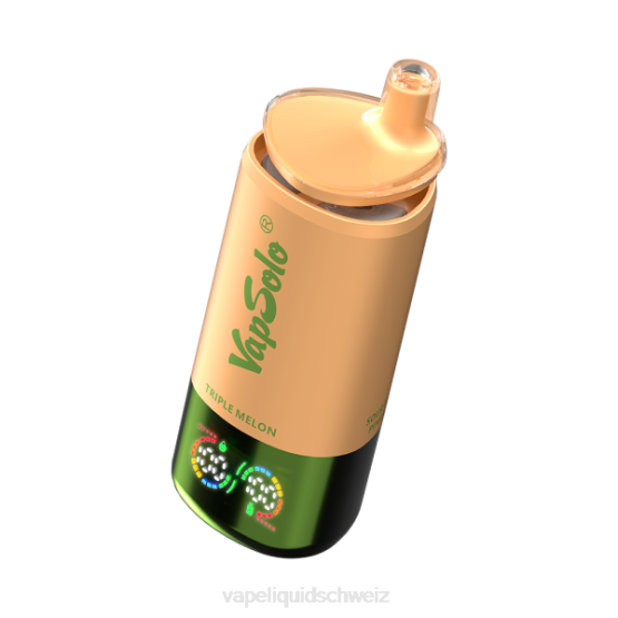 VapSolo Triple 30000 Züge Erdbeer-Himbeere & dreifache Melone & saure Mango-Ananas B6086 Vape Schweiz -
