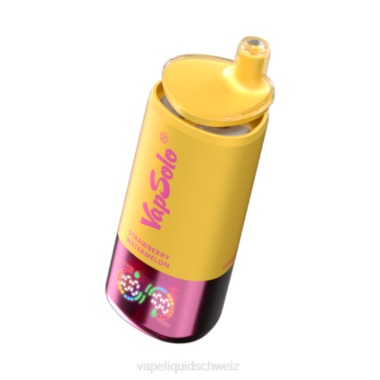 VapSolo Triple 30000 Züge tropische Früchte, Erdbeere, Wassermelone und Zitronenpfirsich B6088 E-Liquid Schweiz -