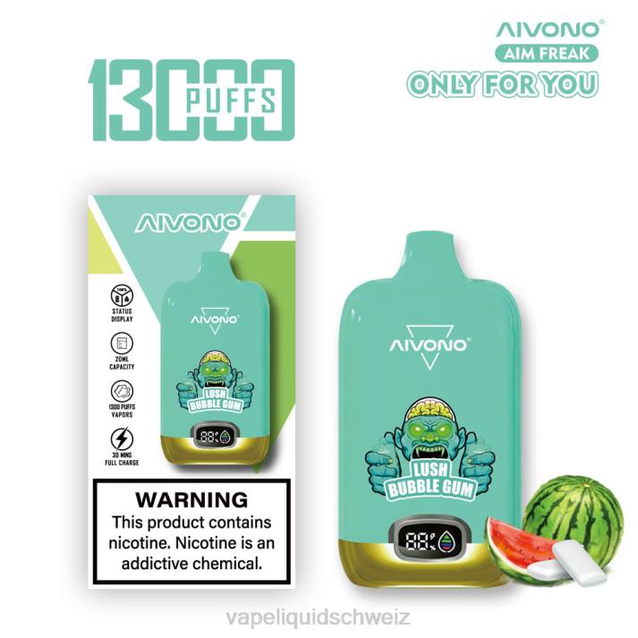 Vape Liquid - Aivono AIM FREAK 13000 üppiger Kaugummi VN8T247