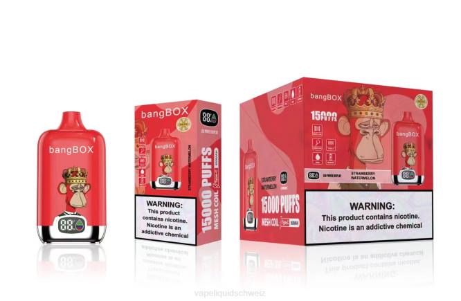 Vape Liquid - Bang Box 15000 Züge Erdbeerwassermelone 0VPV47
