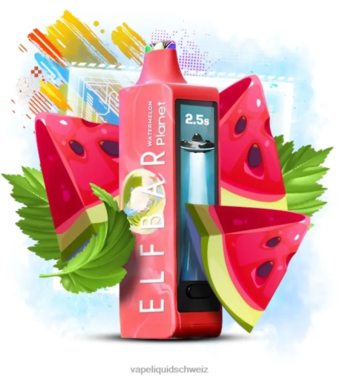 Vape Liquid - Elf Bar Planet 25000 Wassermelone 2RP6412