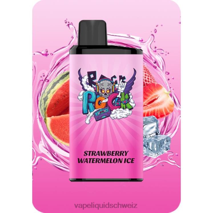 Vape Ohne Nikotin - IGET Bar Profi Erdbeer-Wassermelonen-Eis BPX044