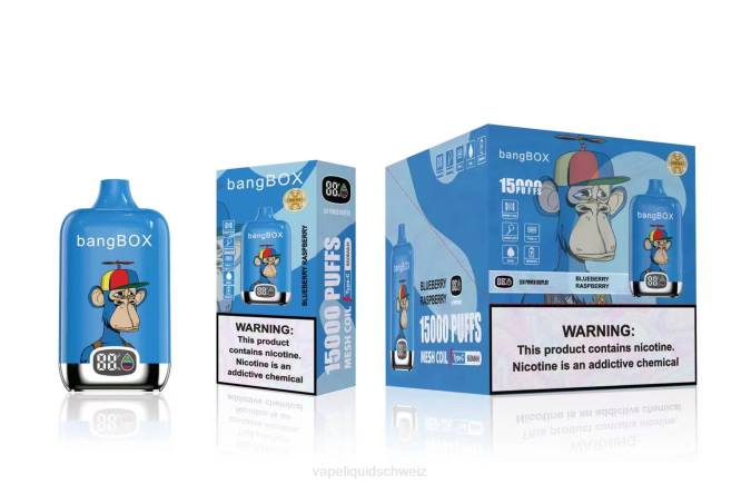 Vape Schweiz - Bang Box 15000 Züge Blaubeer-Himbeere 0VPV46