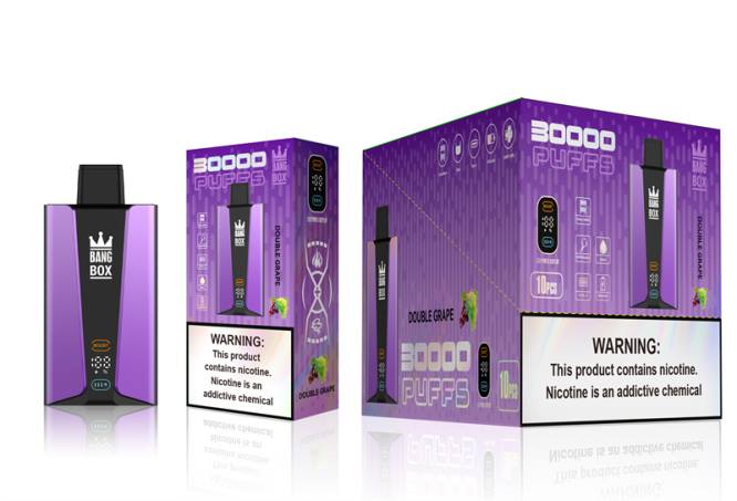 Vape Shop Zürich - Bang Box 30.000 Züge intelligenter Bildschirm doppelte Traube 0VPV85