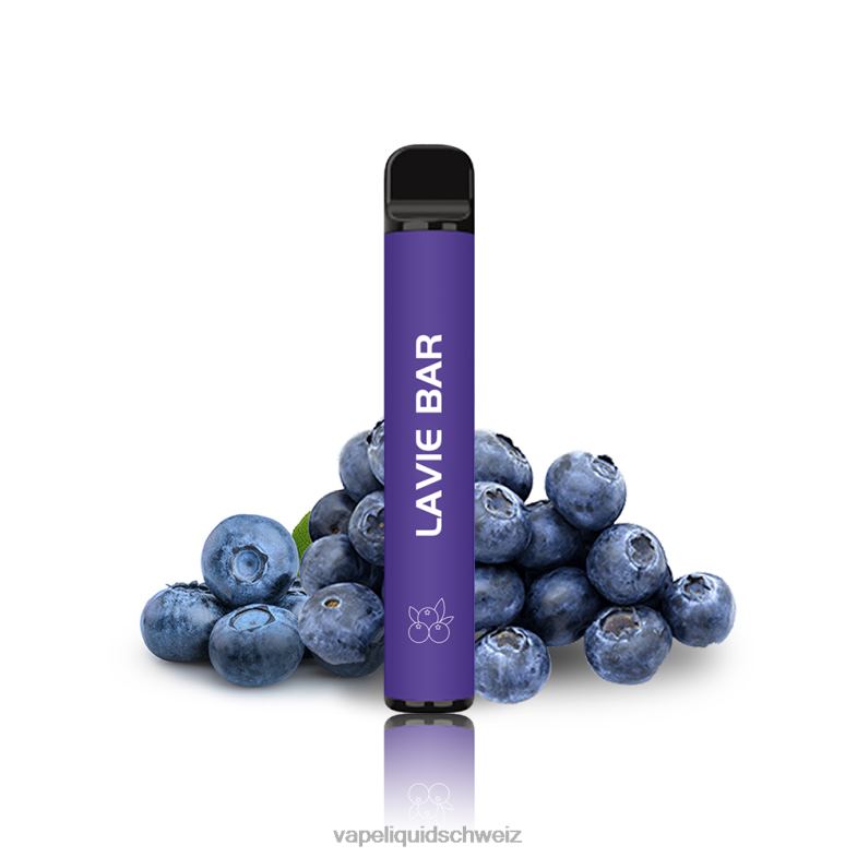 E-Liquid Schweiz - LAVIE BAR 2% Version 800 Züge Blaubeere 6626B318
