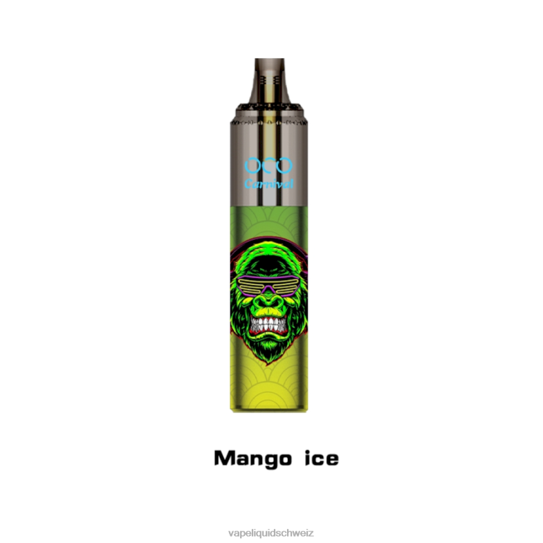 E-Liquid Schweiz - LAVIE OCO Karneval 10000 Züge Mango-Eis 6626B353