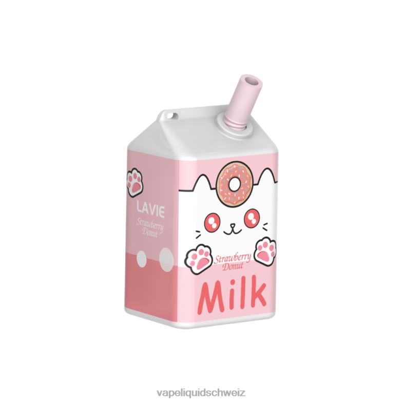 Vape Liquid - LAVIE MILK 7000 Züge Erdbeerdonut 6626B177
