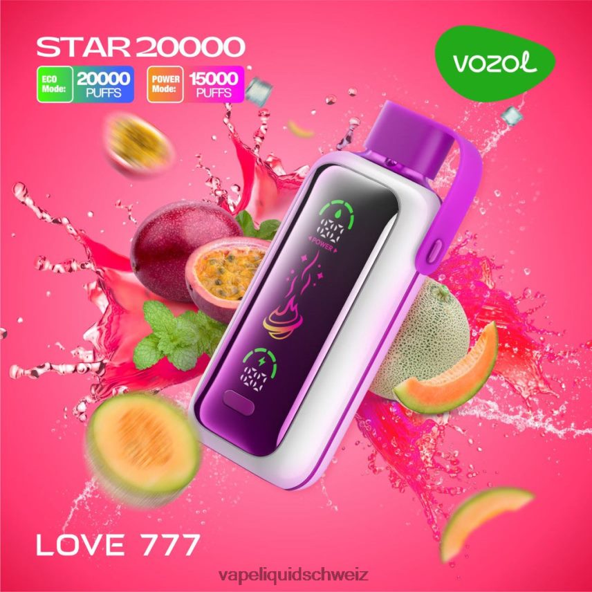 Vape Liquid - VOZOL STAR 20000 Liebe 777 N468LX12