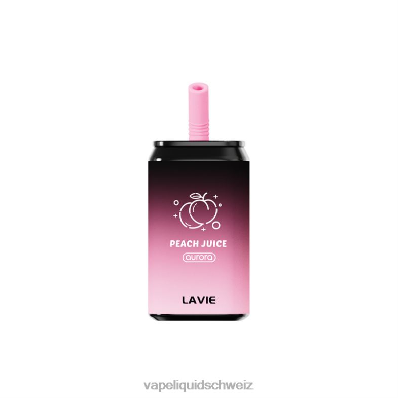 Vape Ohne Nikotin - LAVIE Aurora 11000 Züge Pfirsichsaft 6626B144
