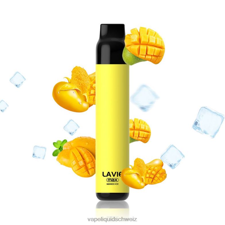 Vape Ohne Nikotin - LAVIE BAR 5000 Züge – max Mango-Eis 6626B279