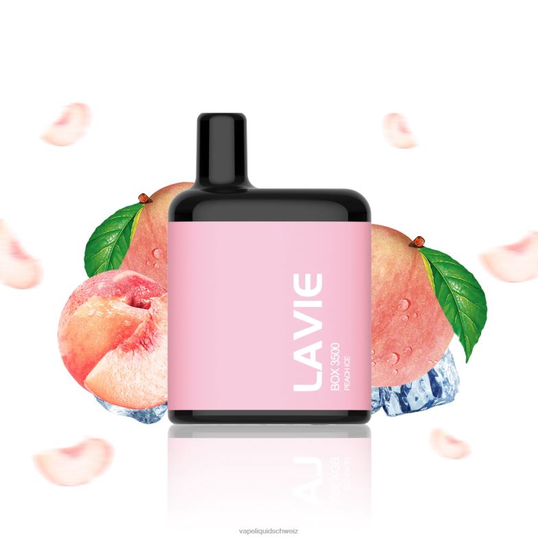 Vape Ohne Nikotin - LAVIE BOX 3500 Züge Pfirsicheis 6626B209