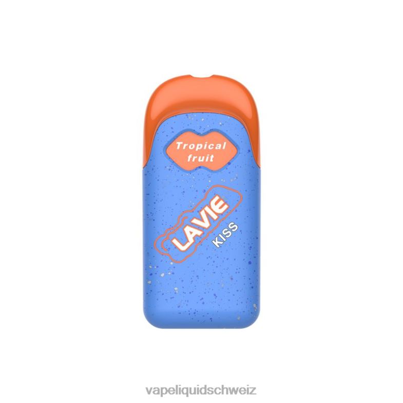 Vape Ohne Nikotin - LAVIE KISS 8000 Züge tropische Früchte 6626B114
