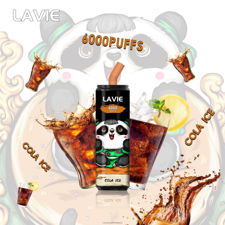 Vape Schweiz - LAVIE Coke BAR 6000 Züge Cola-Eis 6626B276