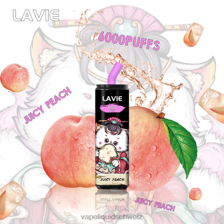 Vape Schweiz - LAVIE Coke BAR 6000 Züge saftiger Pfirsich 6626B271