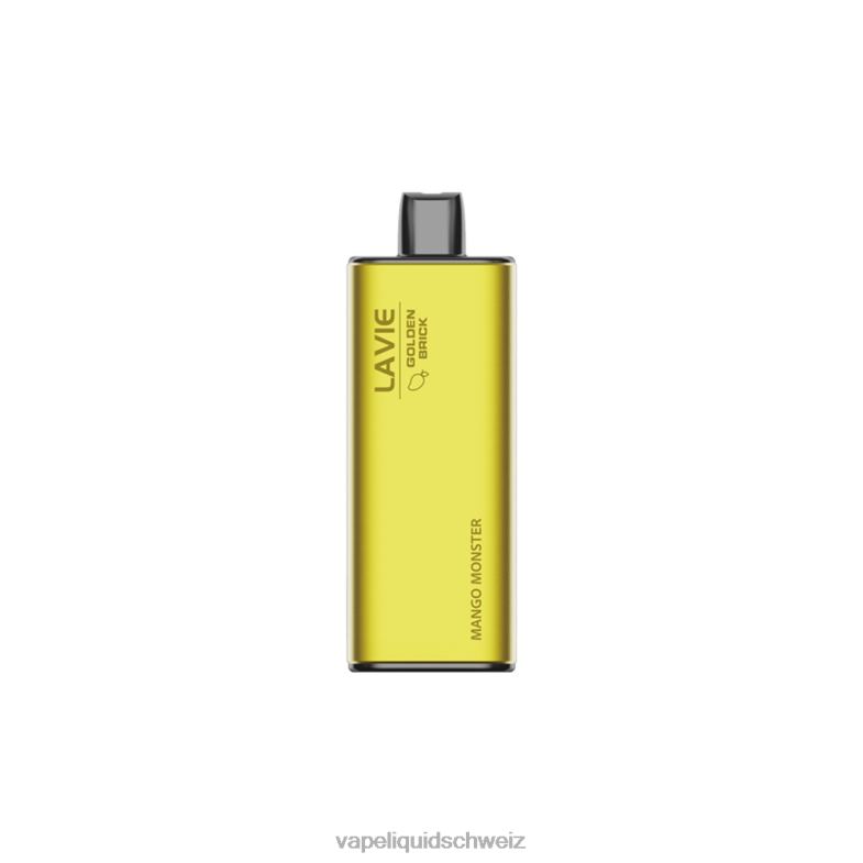 Vape Schweiz - LAVIE GOLDEN BRICK 10000 Züge Mangomonster 6626B61