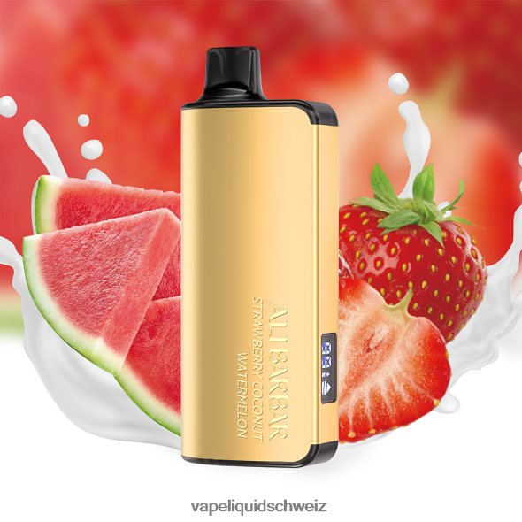 Vape Schweiz - Alibarbar Ingot 20000 Einweg-Vapes Regenbogenbonbons L6JN4X41