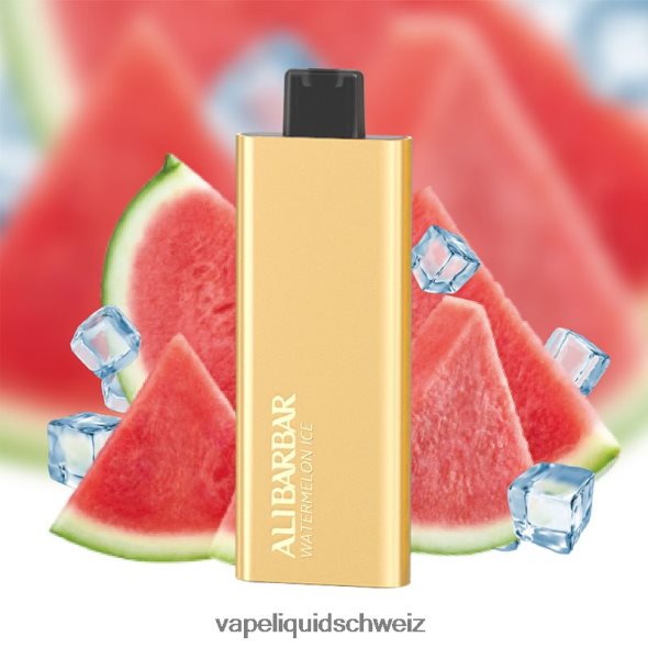 Vape Ohne Nikotin - Alibarbar Pandora 7000 Einweg-Vaporizer Wassermeloneneis L6JN4X64