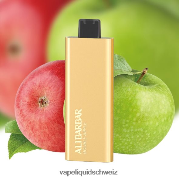 Vape Schweiz - Alibarbar Pandora 7000 Einweg-Vaporizer Doppelapfel L6JN4X66