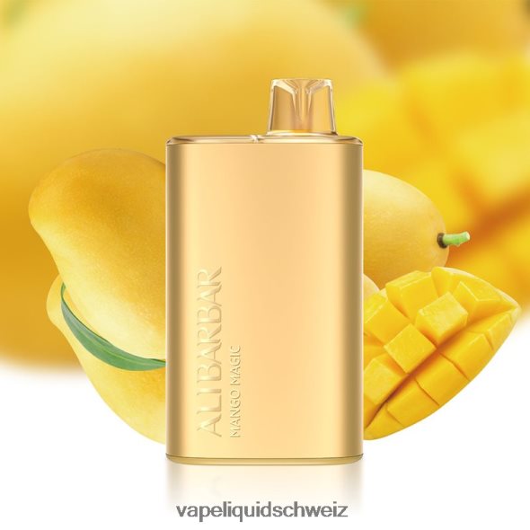 Vape Liquid - Alibarbar Rich 8000 Einweg-Vaporizer Mango-Magie L6JN4X7
