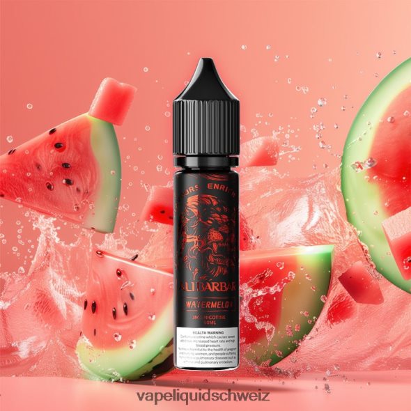 Vape Liquid - Alibarbar Wasserpfeife Onyx Wassermelone L6JN4X92