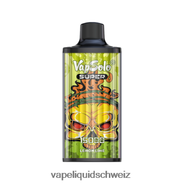 Vape Liquid - Vapsolo SUPER Einweg-Vapor Zitronenlimette L6JN4X112