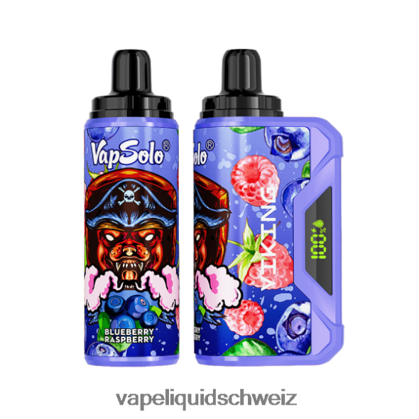 Vape Liquid - Vapsolo VIKING Einweg-Vapor Blaubeer-Himbeere L6JN4X132