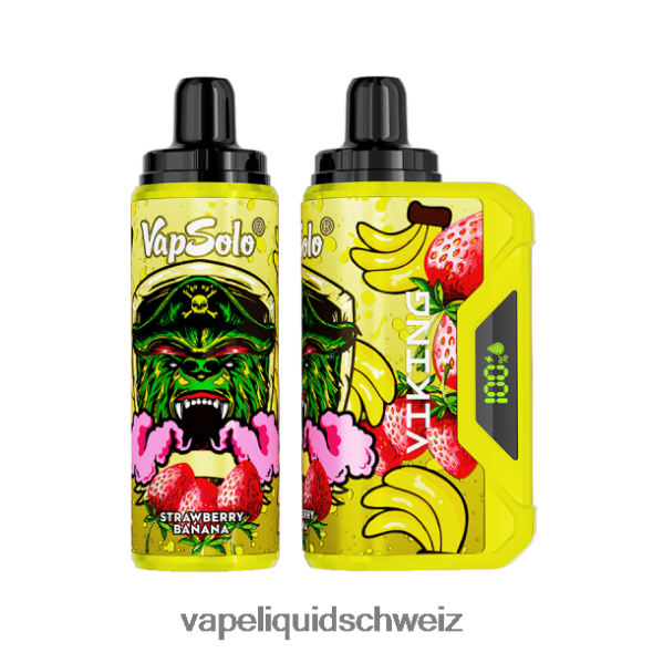 Vape Liquid - Vapsolo VIKING Einweg-Vapor Erdbeerbanane L6JN4X137