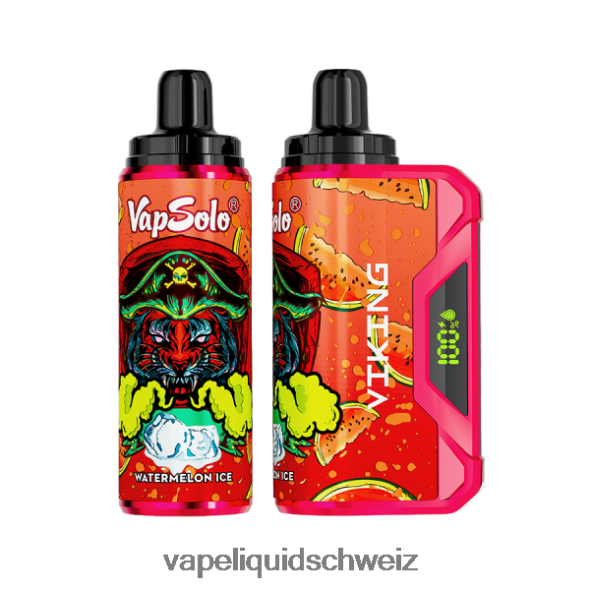 Vape Liquid - Vapsolo VIKING Einweg-Vapor Wassermeloneneis L6JN4X142