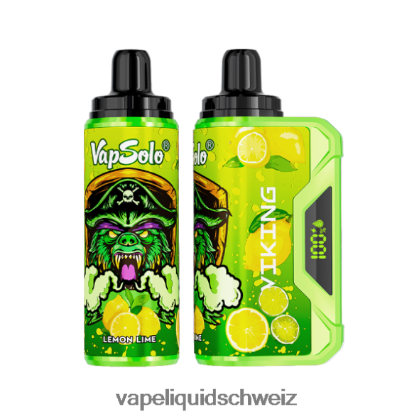 Vape Ohne Nikotin - Vapsolo VIKING Einweg-Vapor Zitronenlimette L6JN4X134