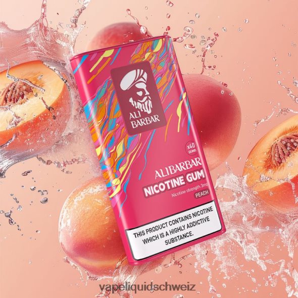 Vape Ohne Nikotin - Alibarbar Nikotinkaugummi Pfirsich L6JN4X84