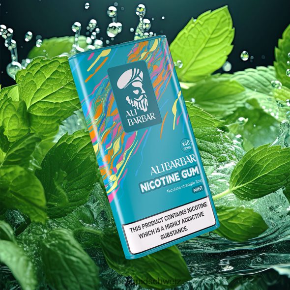 Vape Shop Zürich - Alibarbar Nikotinkaugummi Wassermelone L6JN4X85